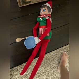 Elf on the Shelf Doll with Mixing Bowl